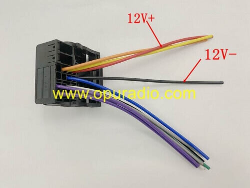 Harness wiring cable connector, 09-13 VW Volkswagen CC AM FM SAT 6-CD Radio  Player Receiver