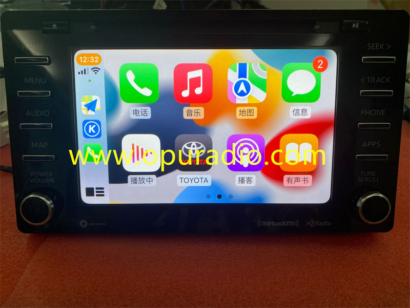 FUJITSU TEN RADIO RECEIVER TOUCH DISPLAY 2019 2020 TOYOTA